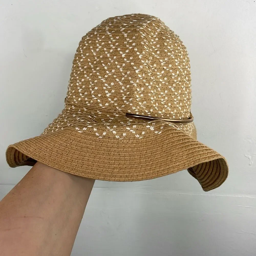 Sun Floppy Woven Straw Hat - Picture 2 of 8